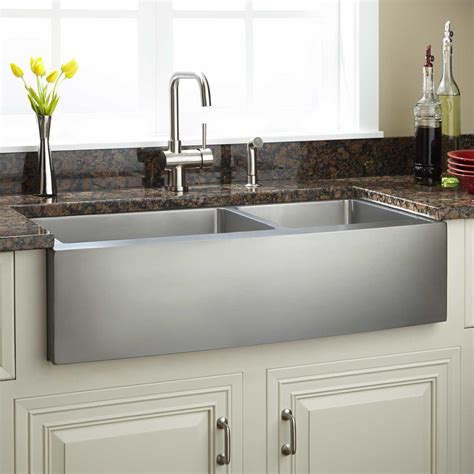 stainless steel apron sink that fits over existing cabinets|stainless apron sinks farmhouse style.